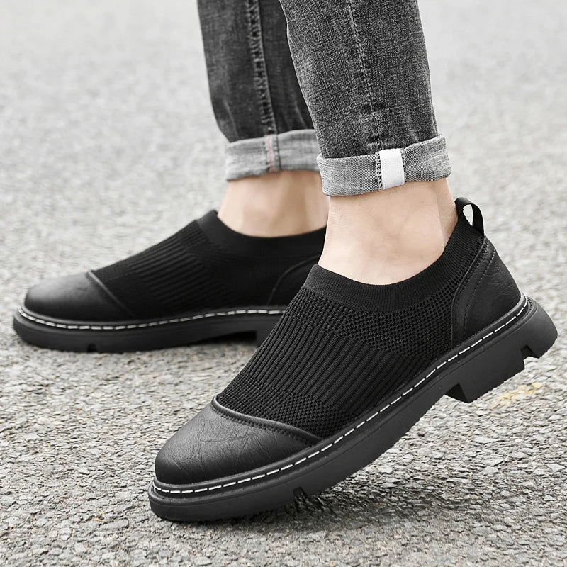 Ace Leather Mesh Shoes - Image 2