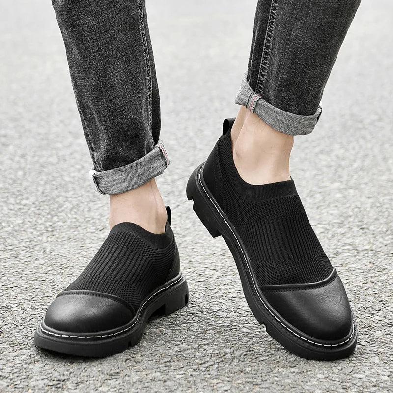 Ace Leather Mesh Shoes - Image 4