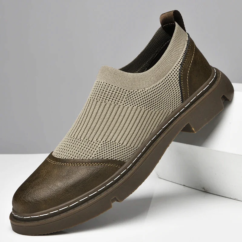 Ace Leather Mesh Shoes - Image 5