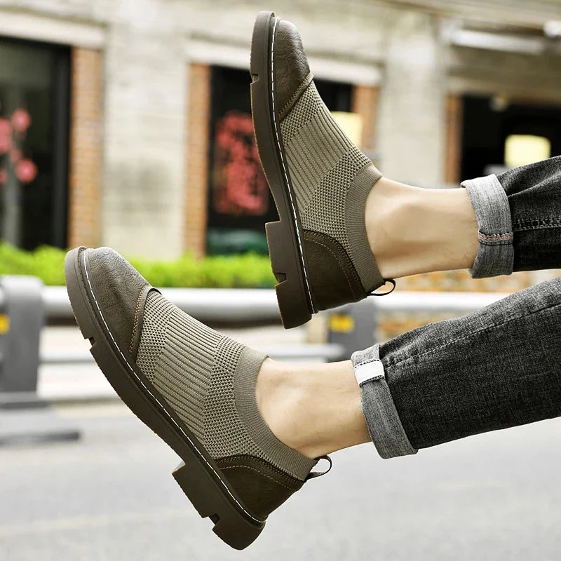 Ace Leather Mesh Shoes - Image 6