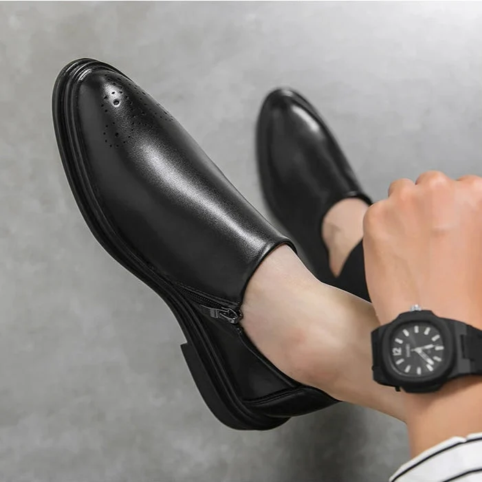 Aldric Genuine Leather Loafers - Image 10