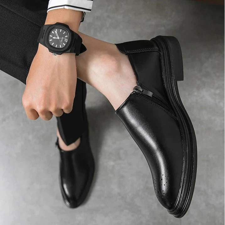 Aldric Genuine Leather Loafers - Image 12