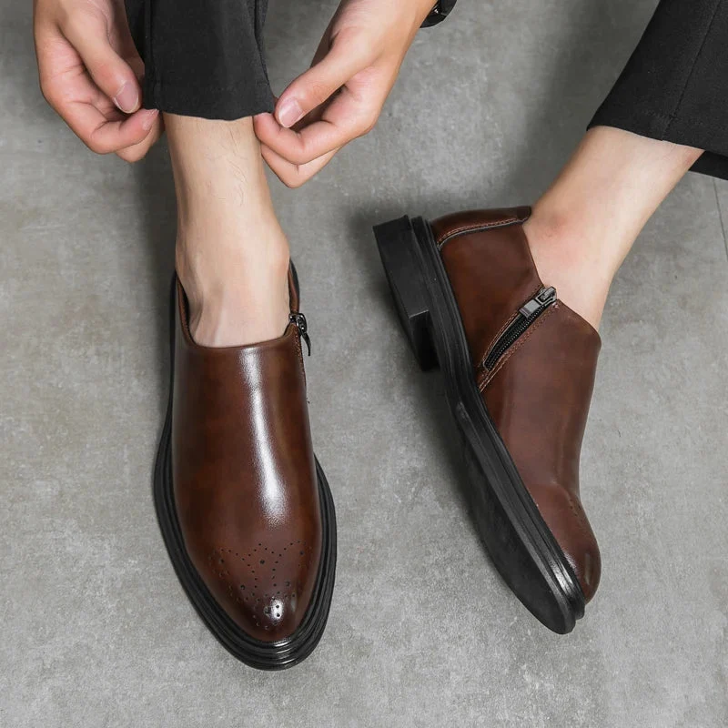 Aldric Genuine Leather Loafers - Image 2