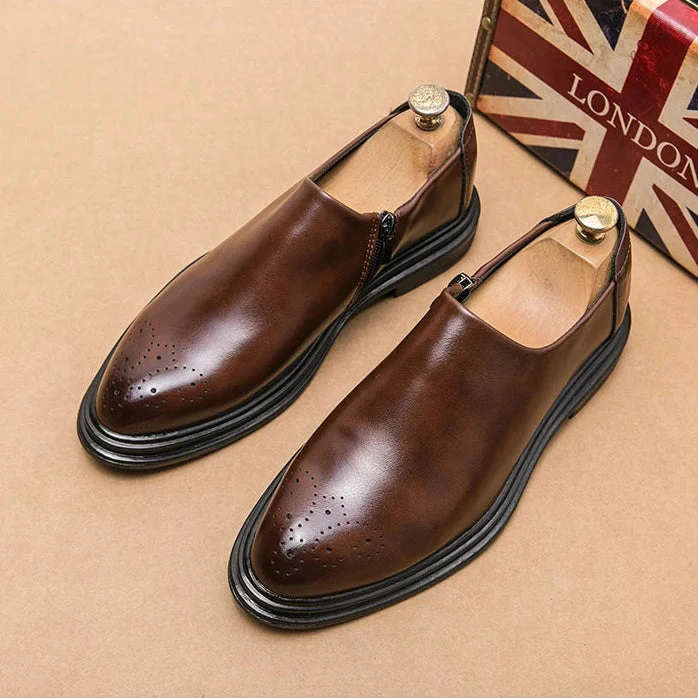 Aldric Genuine Leather Loafers - Image 6