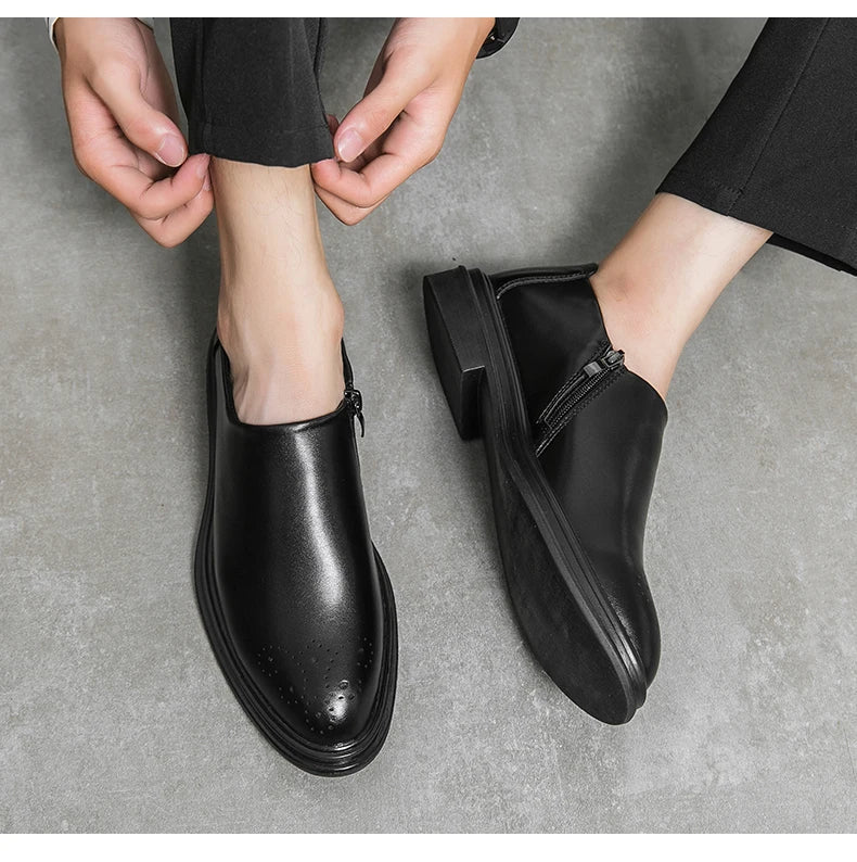 Aldric Genuine Leather Loafers - Image 8
