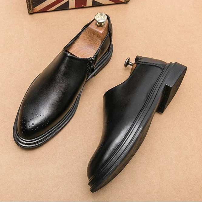 Aldric Genuine Leather Loafers - Image 9