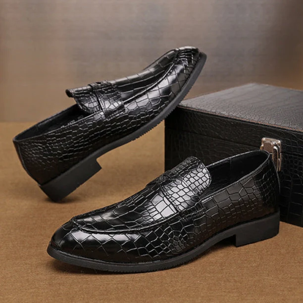 Alston Genuine Leather Loafers - Image 14