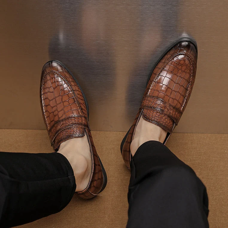 Alston Genuine Leather Loafers - Image 2