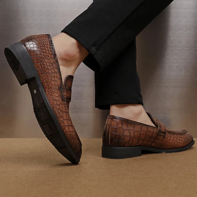 Alston Genuine Leather Loafers - Image 4
