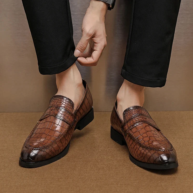 Alston Genuine Leather Loafers - Image 6