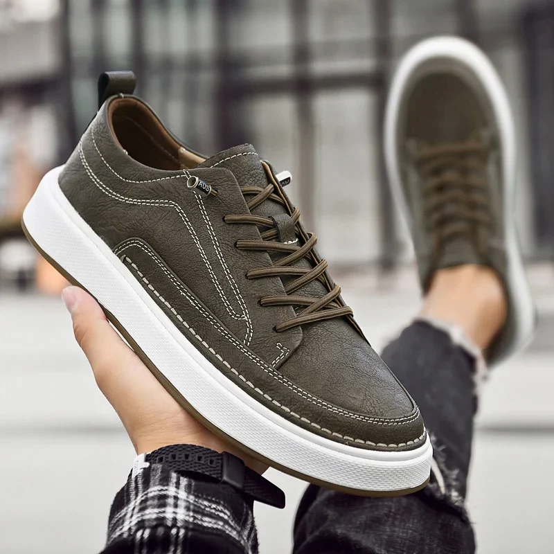 Ashby Genuine Leather Sneakers - Image 4