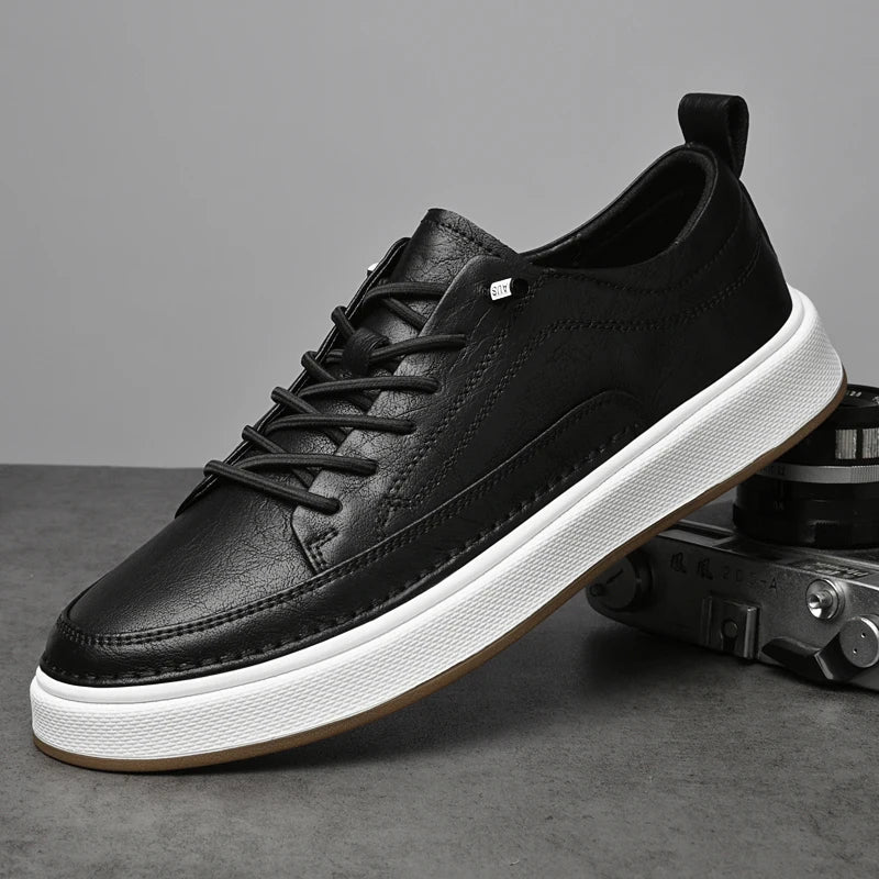 Ashby Genuine Leather Sneakers - Image 5
