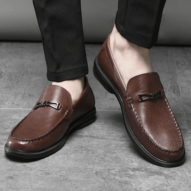 Belvedere Genuine Leather Loafers - Image 14