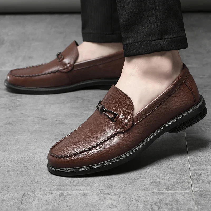 Belvedere Genuine Leather Loafers - Image 15