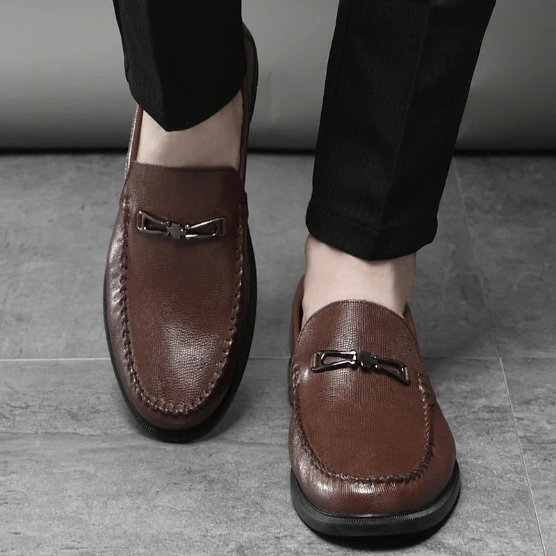 Belvedere Genuine Leather Loafers - Image 16