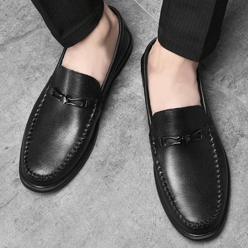 Belvedere Genuine Leather Loafers - Image 6