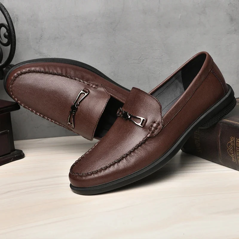 Belvedere Genuine Leather Loafers - Image 9