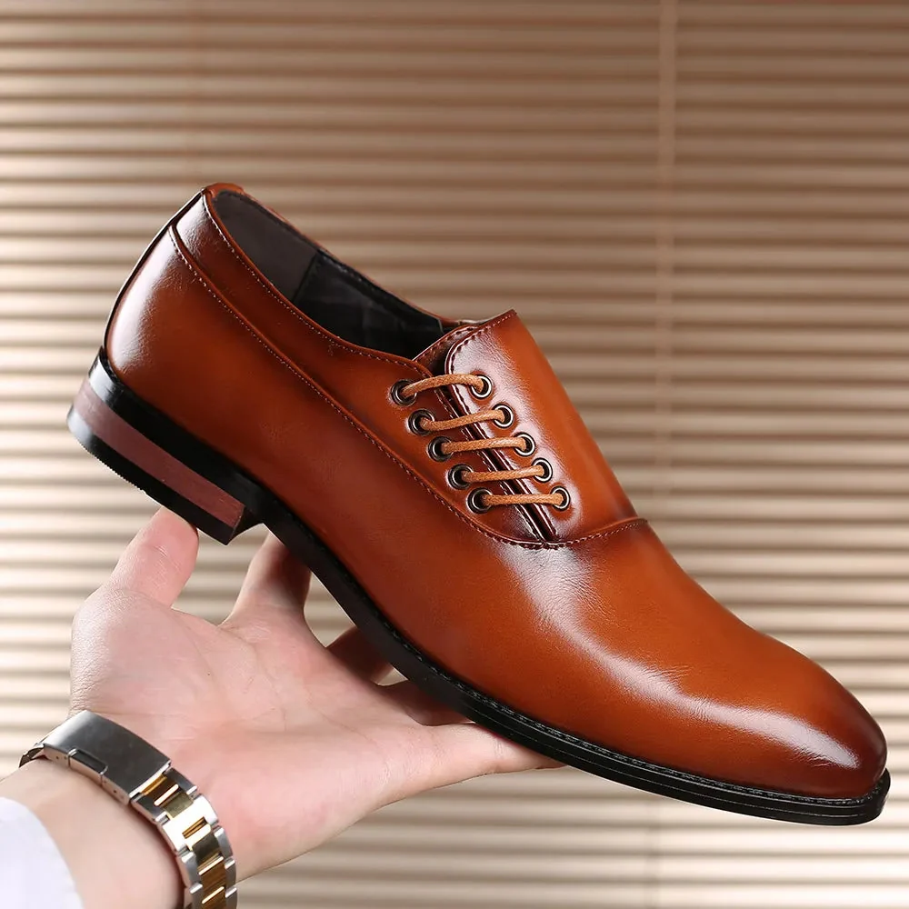 Bertolini Genuine Leather Oxford Shoes - Image 2