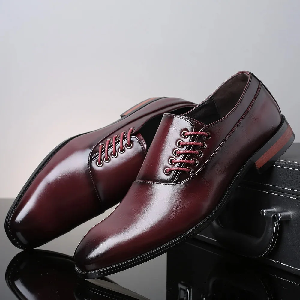 Bertolini Genuine Leather Oxford Shoes - Image 6
