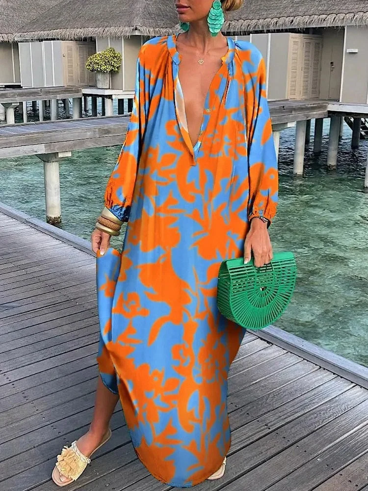 Boho Breeze Maxi Dress - Image 2