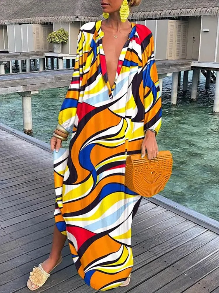 Boho Breeze Maxi Dress - Image 5