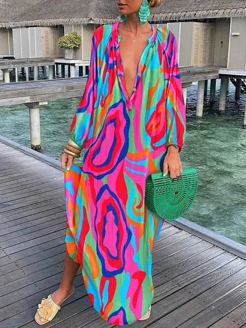 Boho Breeze Maxi Dress - Image 6