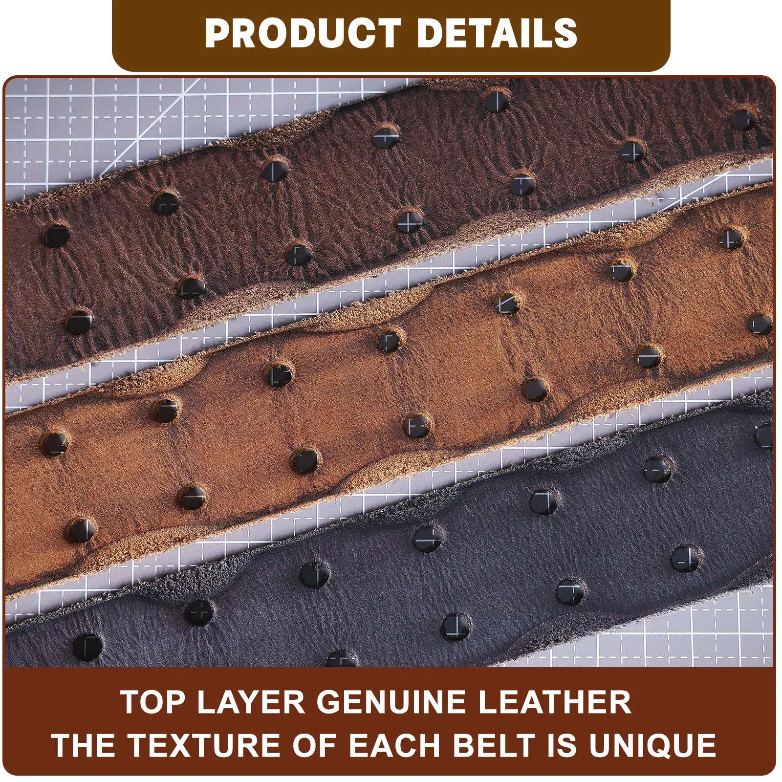 Bravur Genuine Leather Belt - Image 7