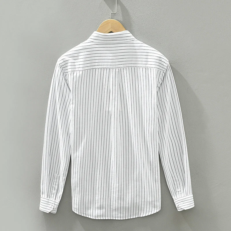 Braylin™ Striped Linen Shirt - Image 4