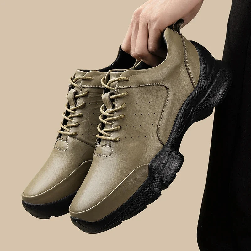 Brex Genuine Leather Sneakers - Image 11