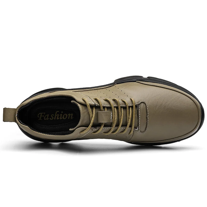 Brex Genuine Leather Sneakers - Image 12