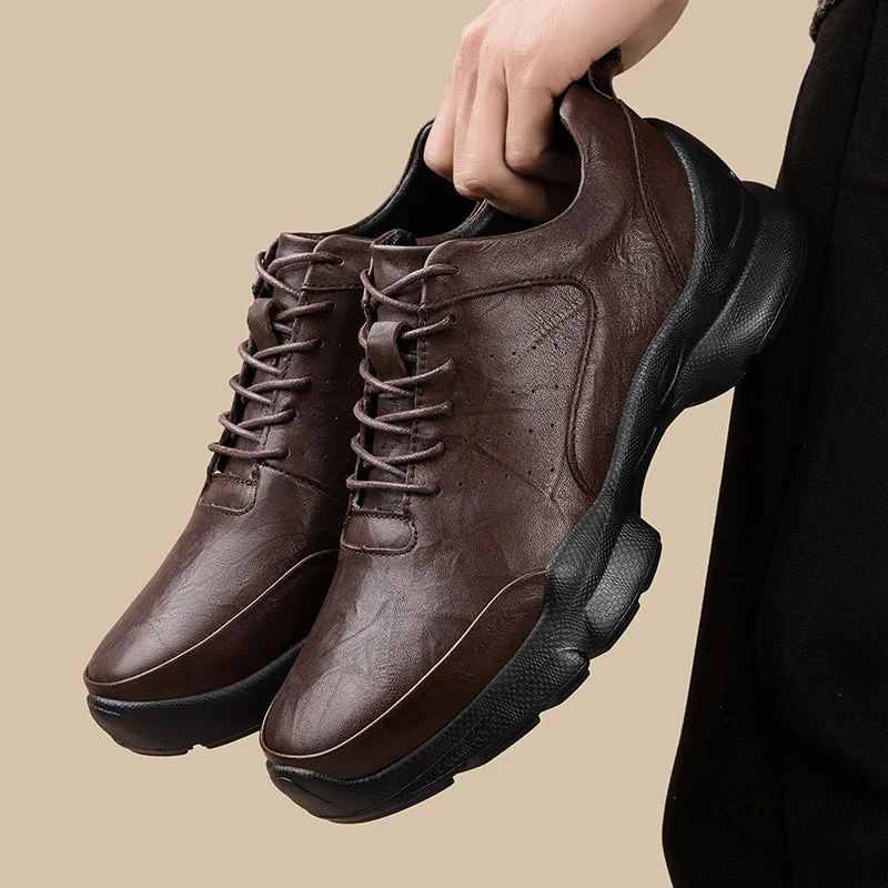 Brex Genuine Leather Sneakers - Image 3