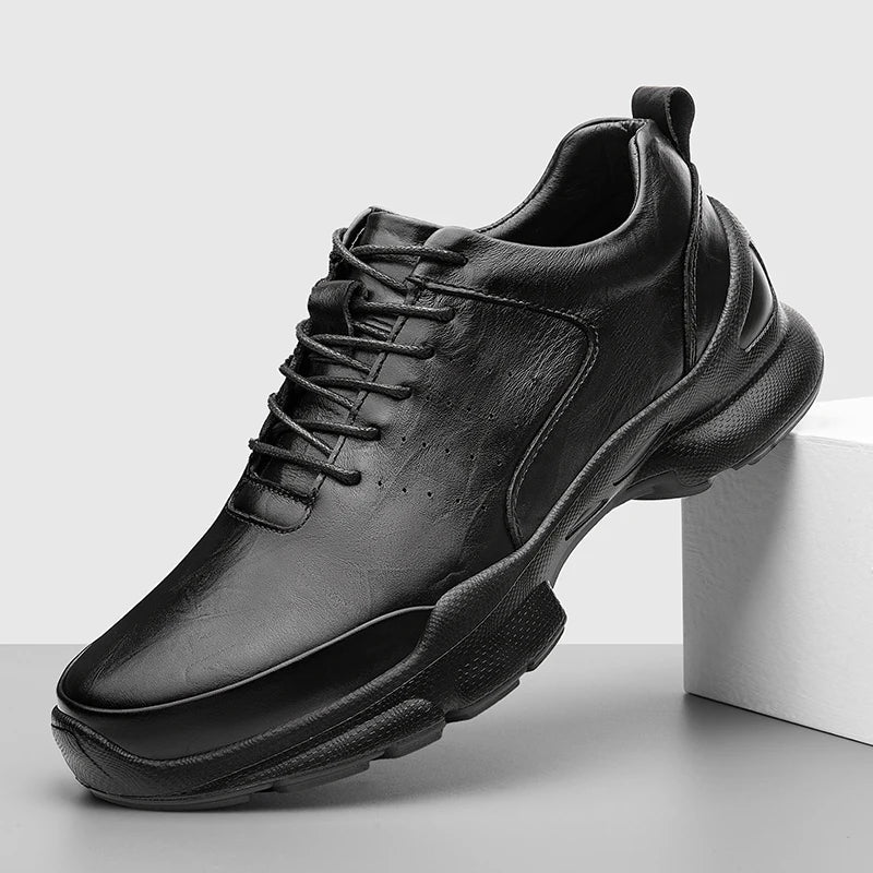Brex Genuine Leather Sneakers - Image 7