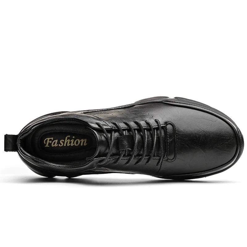 Brex Genuine Leather Sneakers - Image 9
