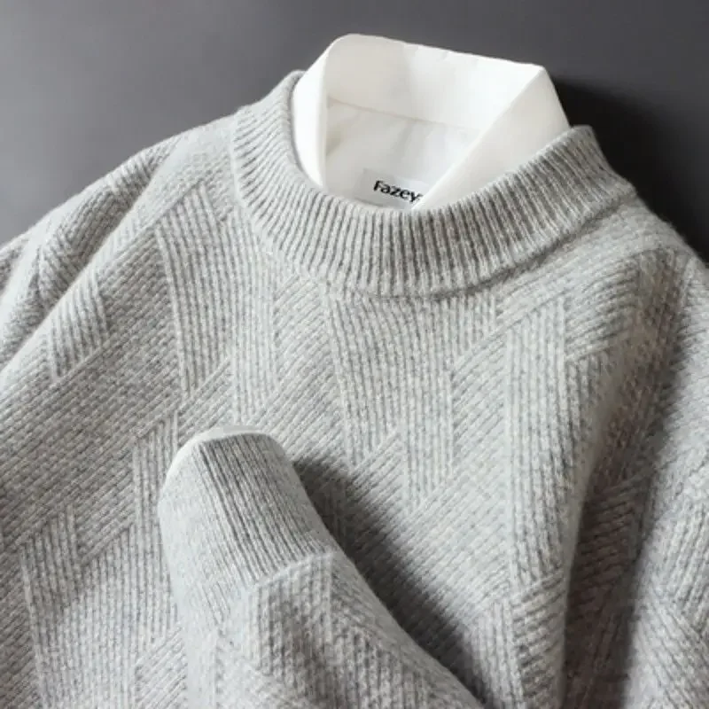 Caleb Men's Knitted Sweater - Image 3