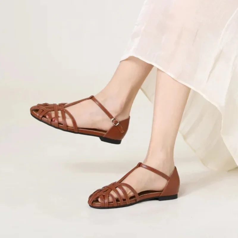 Callen Genuine Leather Flats - Image 4