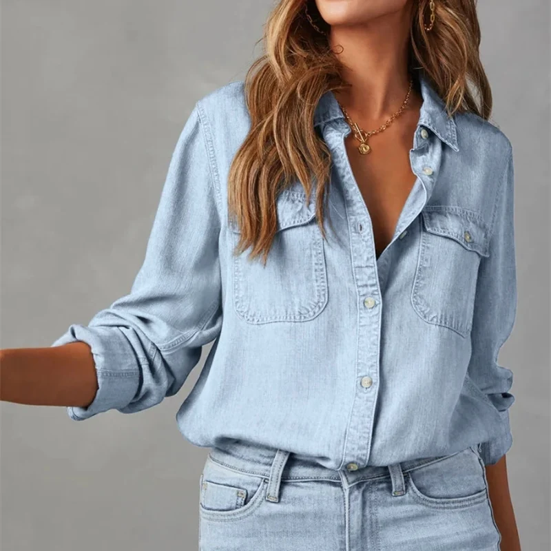 Calvia Denim Shirt - Image 5