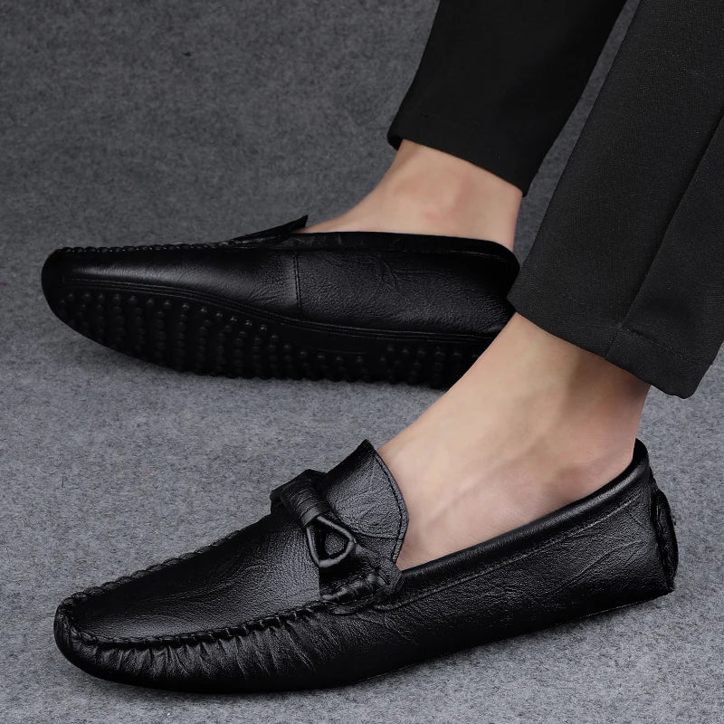 Carlson Genuine Leather Loafers - Image 2