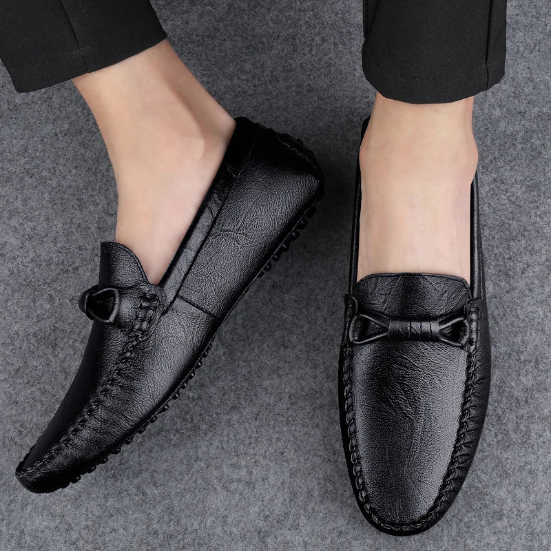 Carlson Genuine Leather Loafers - Image 3
