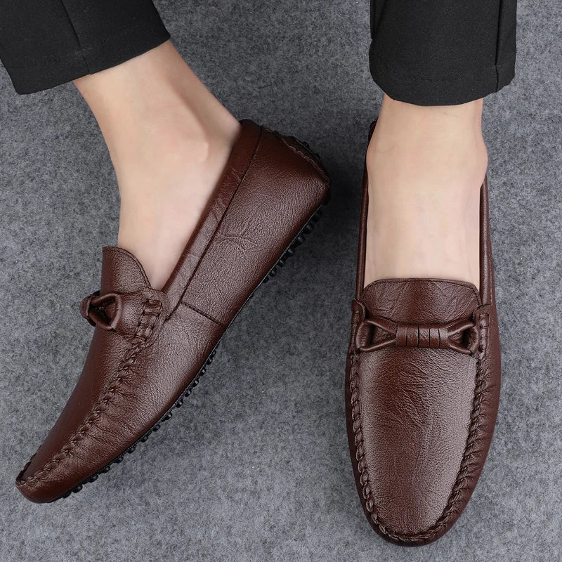 Carlson Genuine Leather Loafers - Image 6