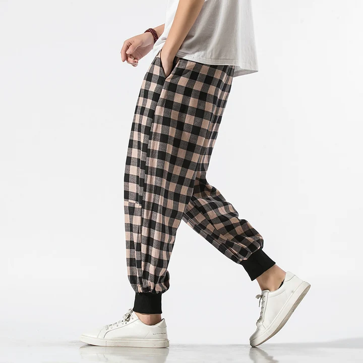 Carter Check Joggers - Image 2