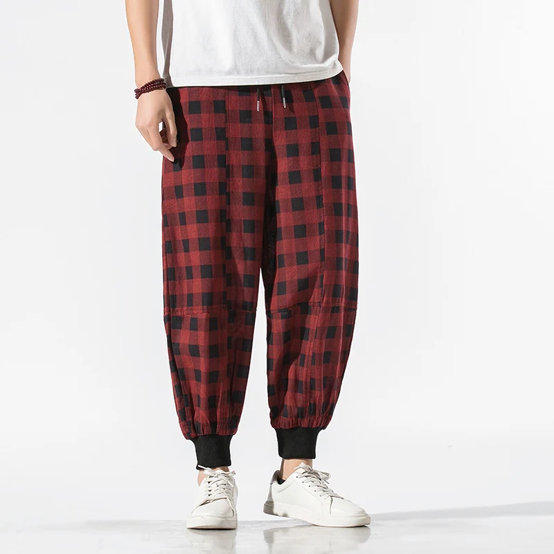 Carter Check Joggers - Image 5