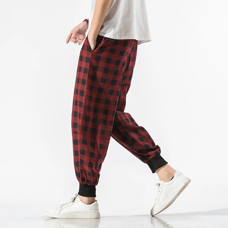 Carter Check Joggers - Image 7