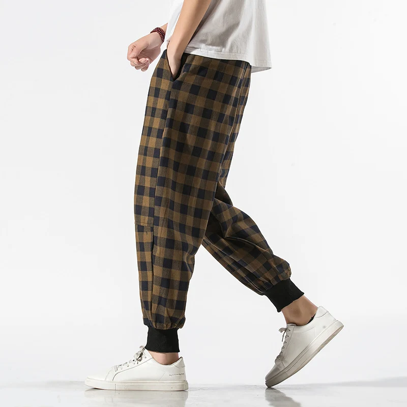Carter Check Joggers - Image 9