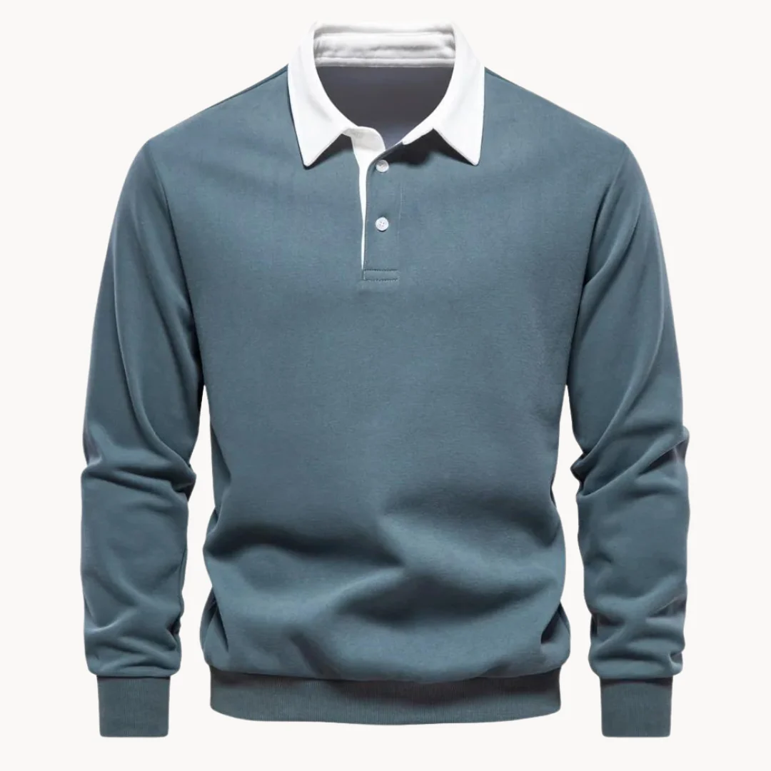Casual Craft Polo Sweatshirt - Image 2