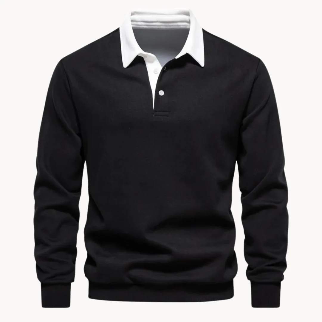 Casual Craft Polo Sweatshirt - Image 3
