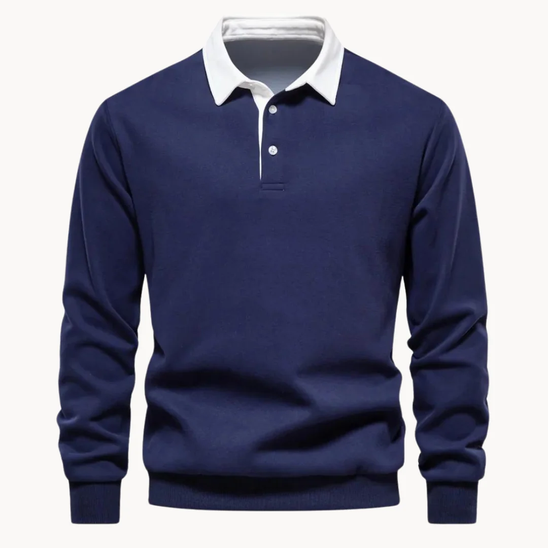 Casual Craft Polo Sweatshirt - Image 4