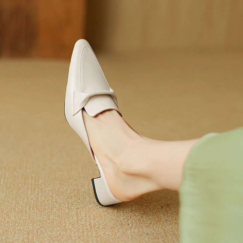 Cenara Leather Mules - Image 12