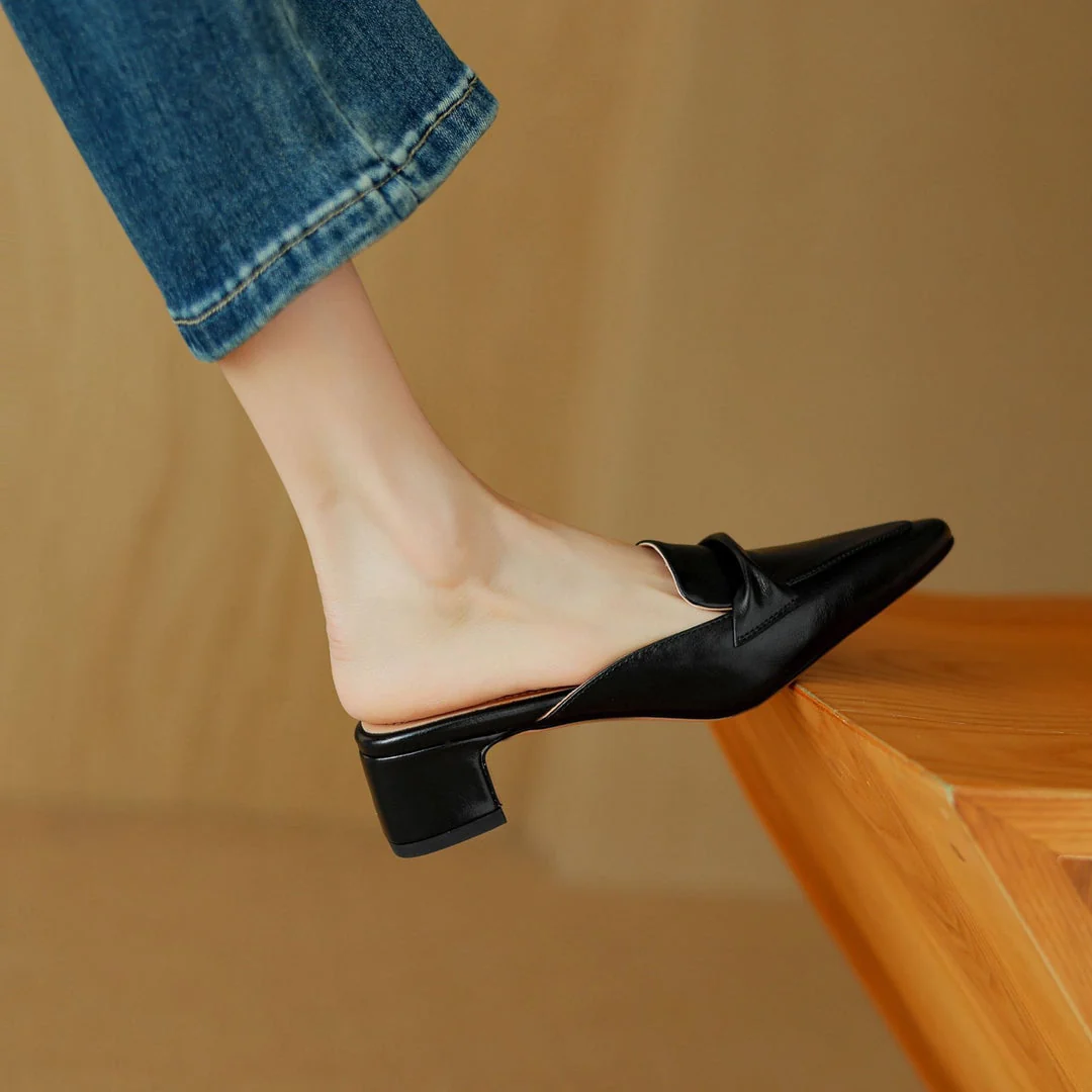 Cenara Leather Mules - Image 21