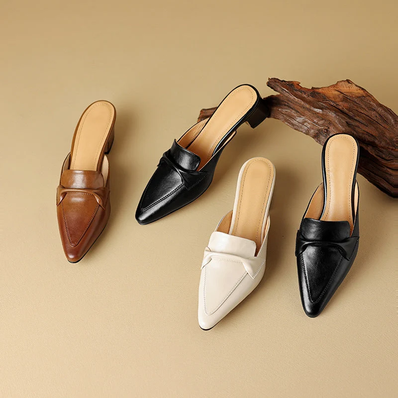 Cenara Leather Mules - Image 23