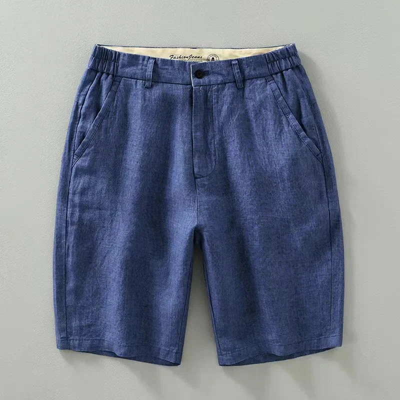 Coastal Breeze Linen Shorts - Image 2